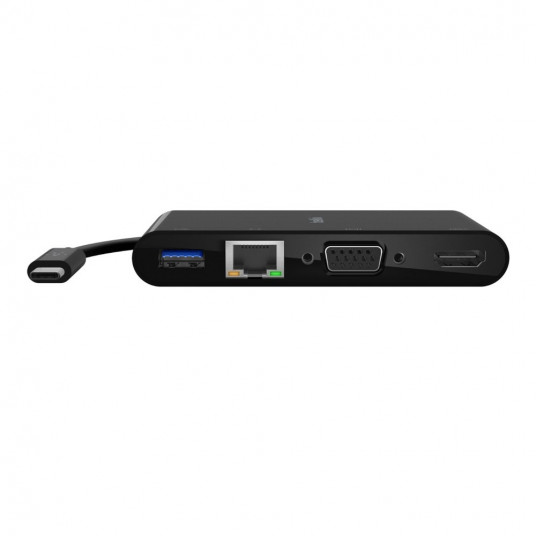  Belkin AVC005BTBK sąsajos šakotuvas USB 3.2 Gen 1 (3.1 Gen 1) Type-C Juoda 