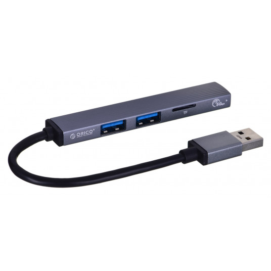  ORICO KONCENTRATORIUS USB-C 3X USB-A, MICROSD, 5 GBPS, ALIUMINIS 