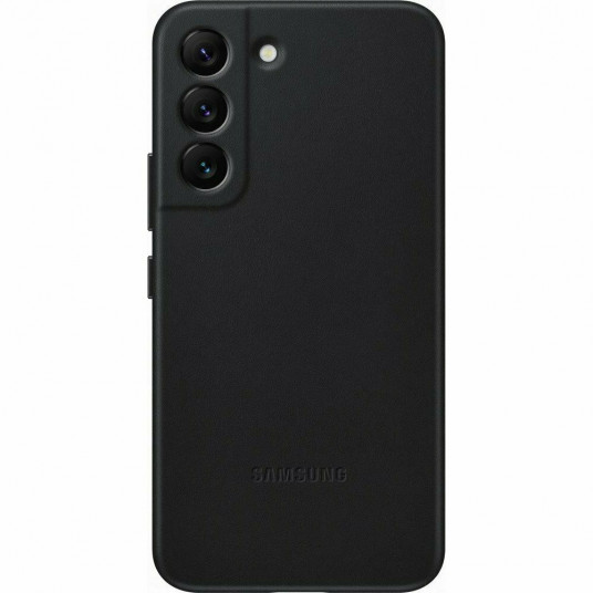 Dėklas Samsung Galaxy S22 Leather Cover Black VS901LBE