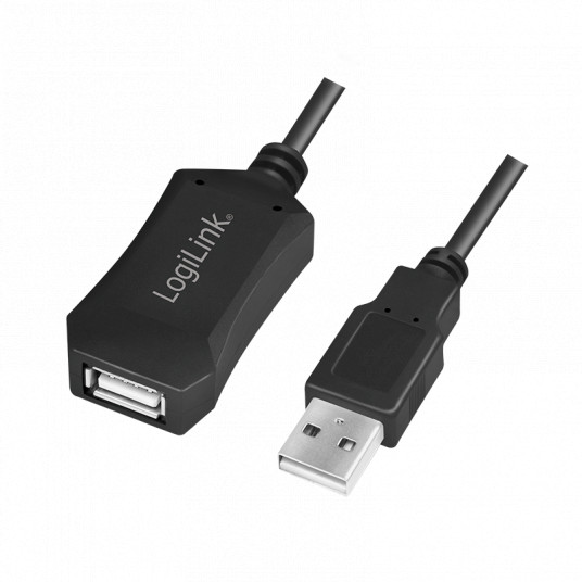  Logilink USB 2.0 repeater 5m USB A female, USB A 