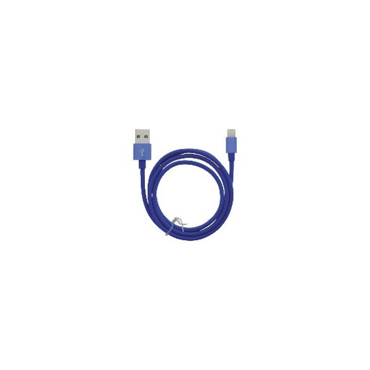  Kabelis MOB:A USB-A - Lightning 2.4A, 1m, mėlynas 