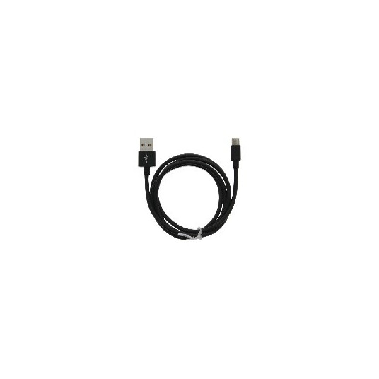  Kabelis MOB:A USB-A - MicroUSB 2.4A, 1m, juodas 