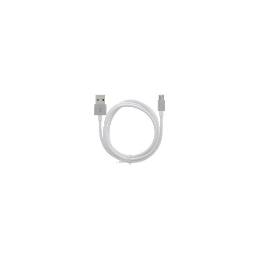  Kabelis MOB:A USB-A - MicroUSB 2.4A, 1m, baltas 